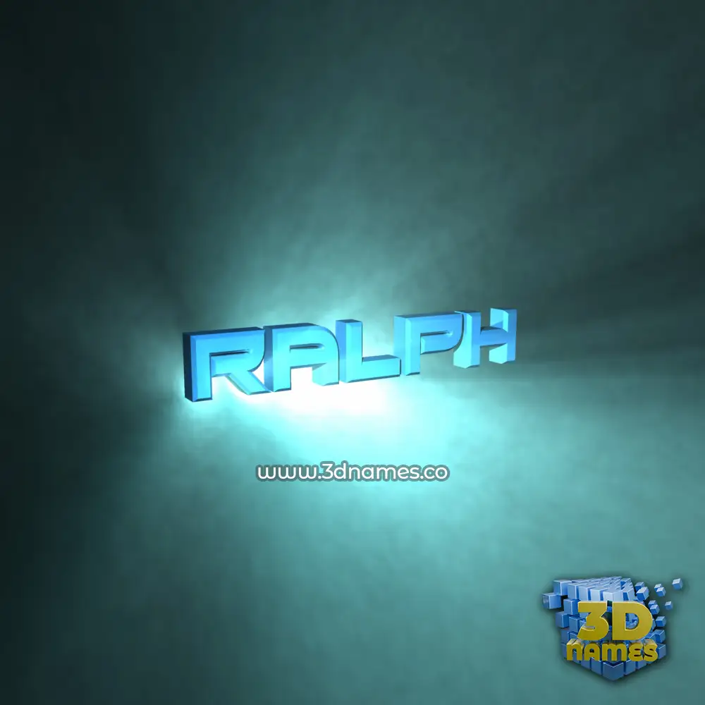 ralph in Light Shine style - 3D name wallpaper ralph in Light Shine style - 3D name wallpaper