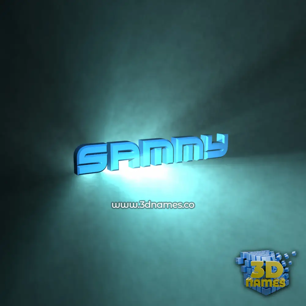 sammy in Light Shine style - 3D name wallpaper sammy in Light Shine style - 3D name wallpaper