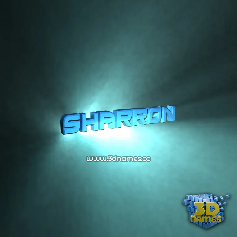 sharron in Light Shine style - 3D name wallpaper sharron in Light Shine style - 3D name wallpaper