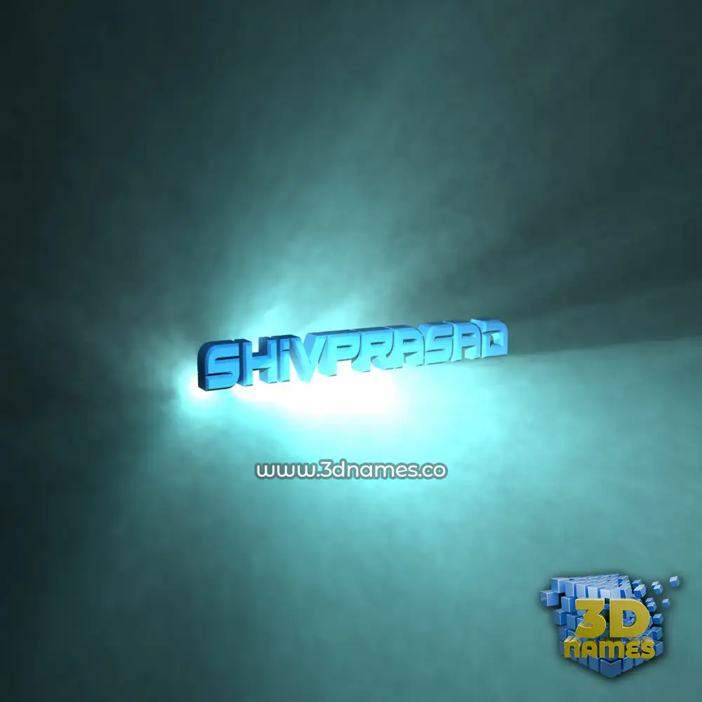 shivprasad in Light Shine style - 3D name wallpaper