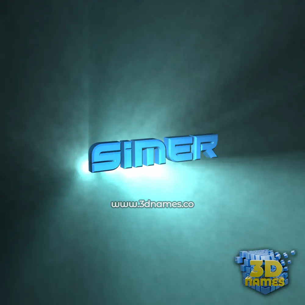 simer in Light Shine style - 3D name wallpaper simer in Light Shine style - 3D name wallpaper
