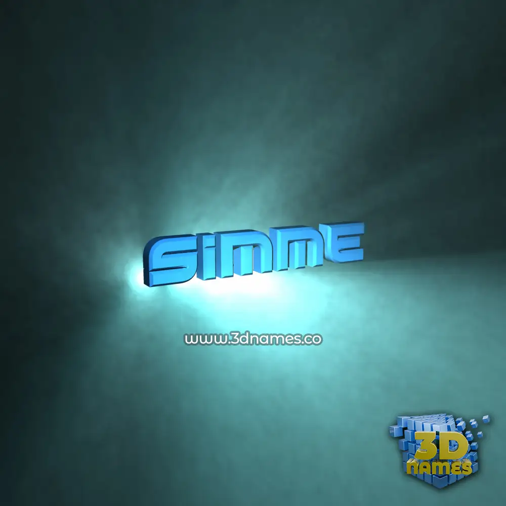 simme in Light Shine style - 3D name wallpaper simme in Light Shine style - 3D name wallpaper