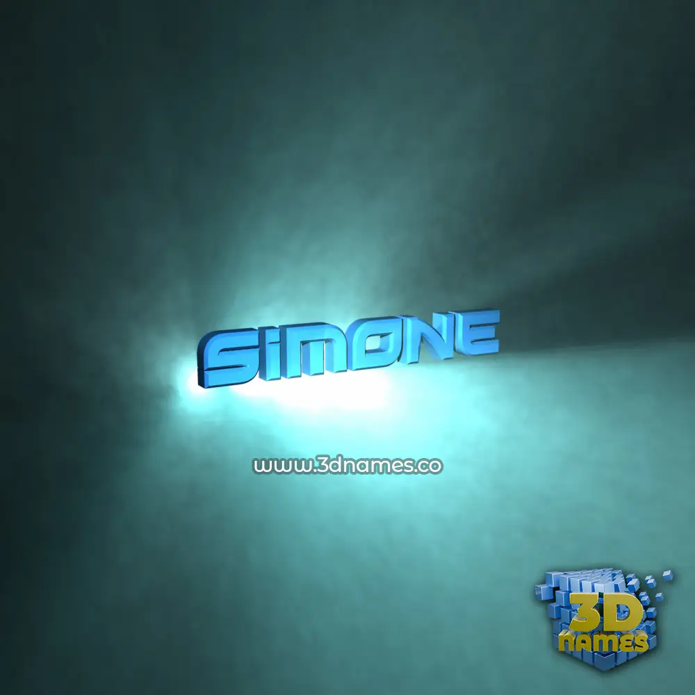 simone in Light Shine style - 3D name wallpaper simone in Light Shine style - 3D name wallpaper