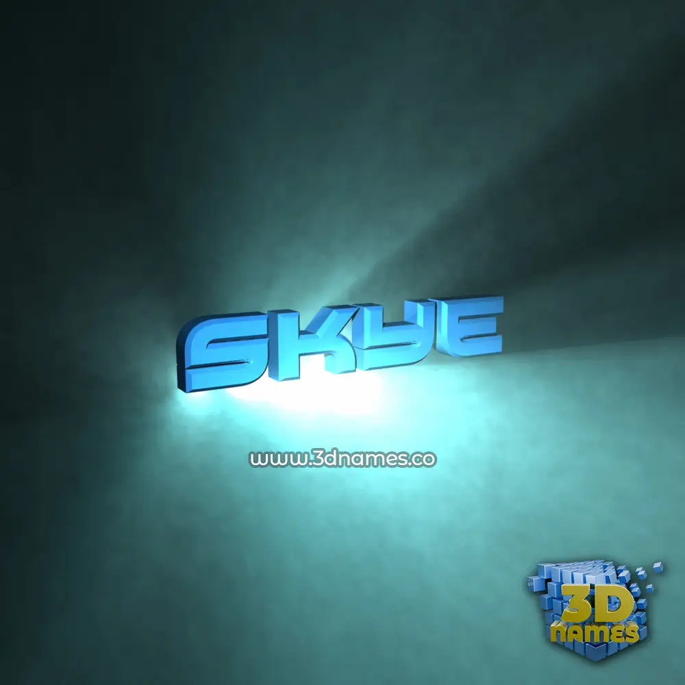 skye in Light Shine style - 3D name wallpaper skye in Light Shine style - 3D name wallpaper