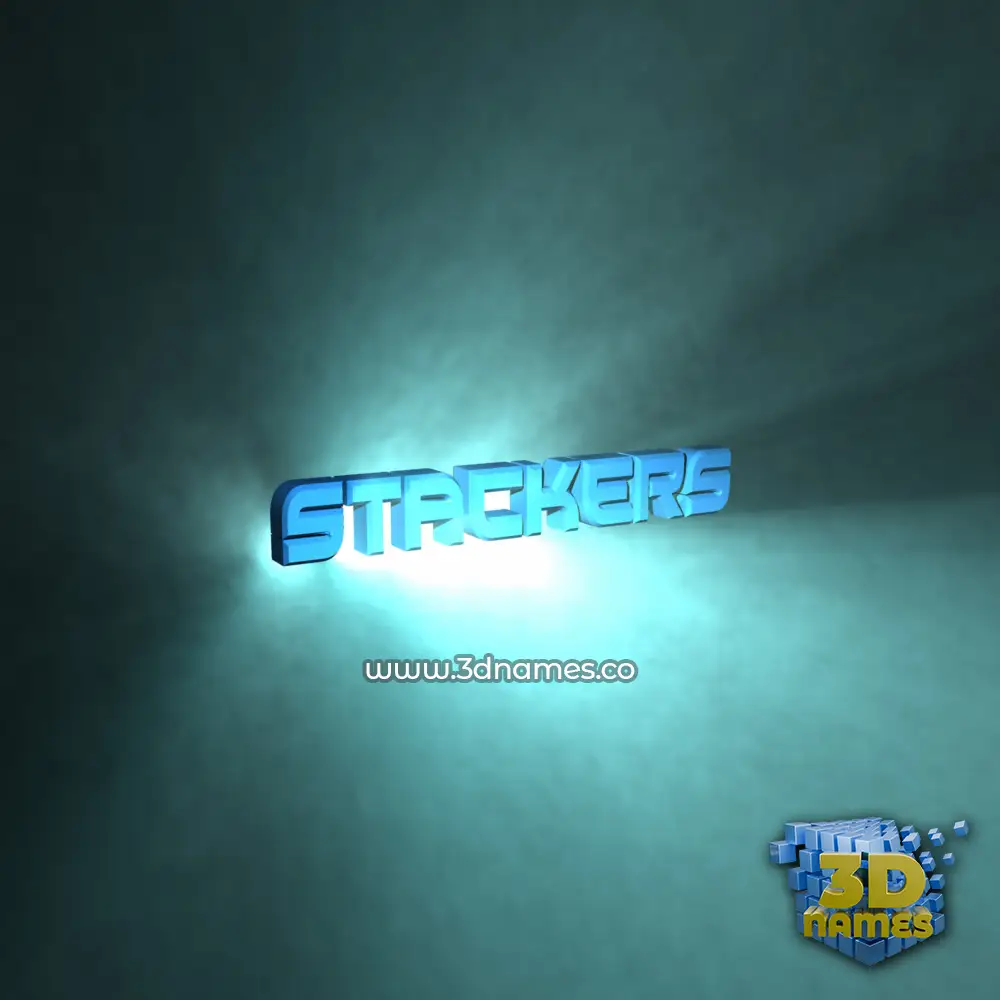stackers in Light Shine style - 3D name wallpaper stackers in Light Shine style - 3D name wallpaper