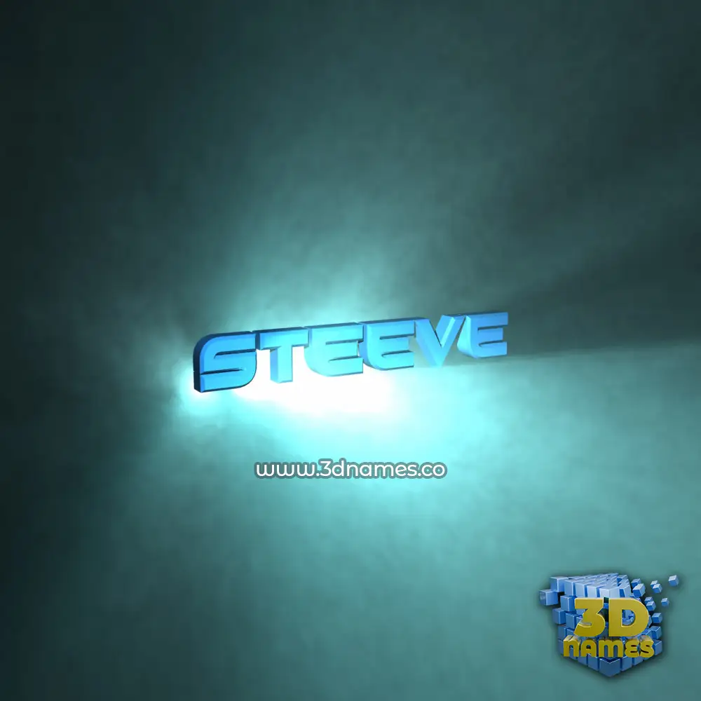 steeve in Light Shine style - 3D name wallpaper steeve in Light Shine style - 3D name wallpaper