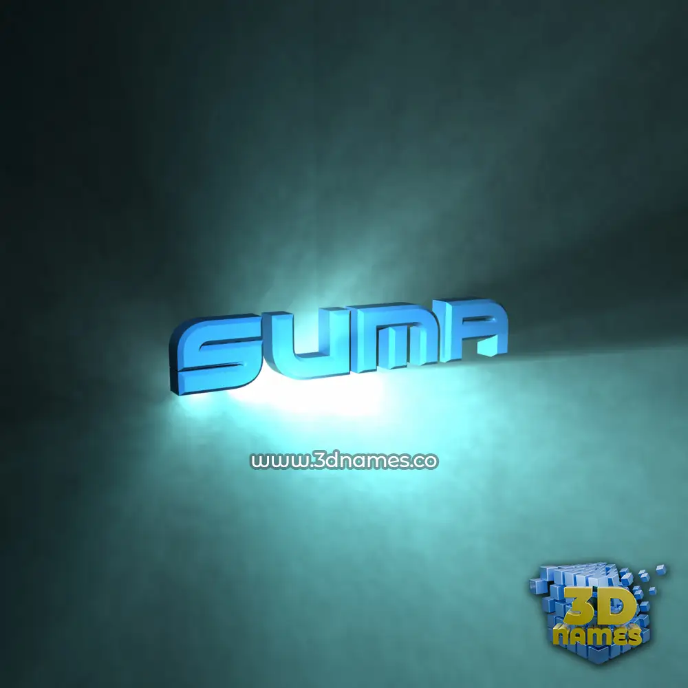 suma in Light Shine style - 3D name wallpaper suma in Light Shine style - 3D name wallpaper