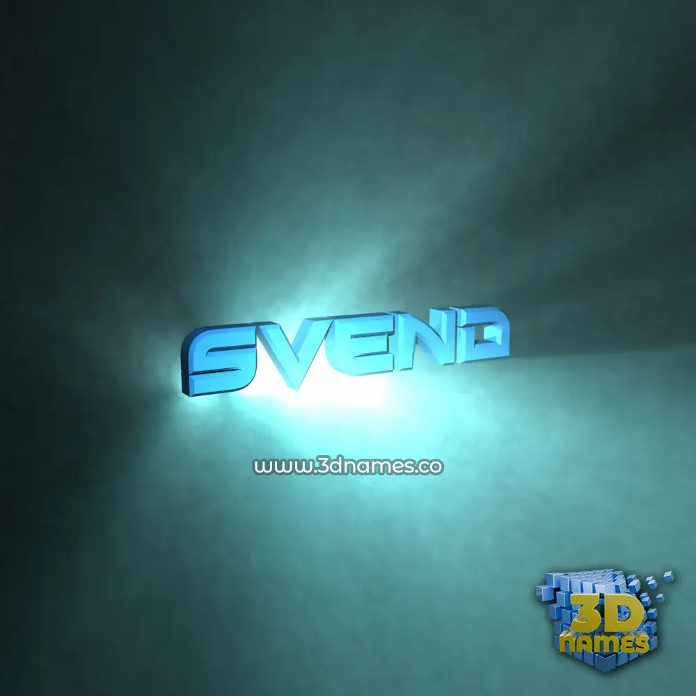 svend in Light Shine style - 3D name wallpaper svend in Light Shine style - 3D name wallpaper