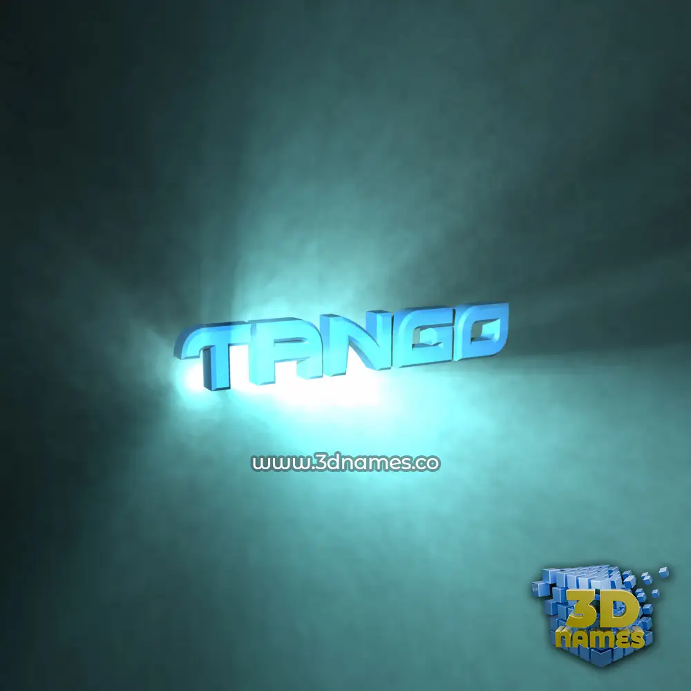 tango in Light Shine style - 3D name wallpaper tango in Light Shine style - 3D name wallpaper