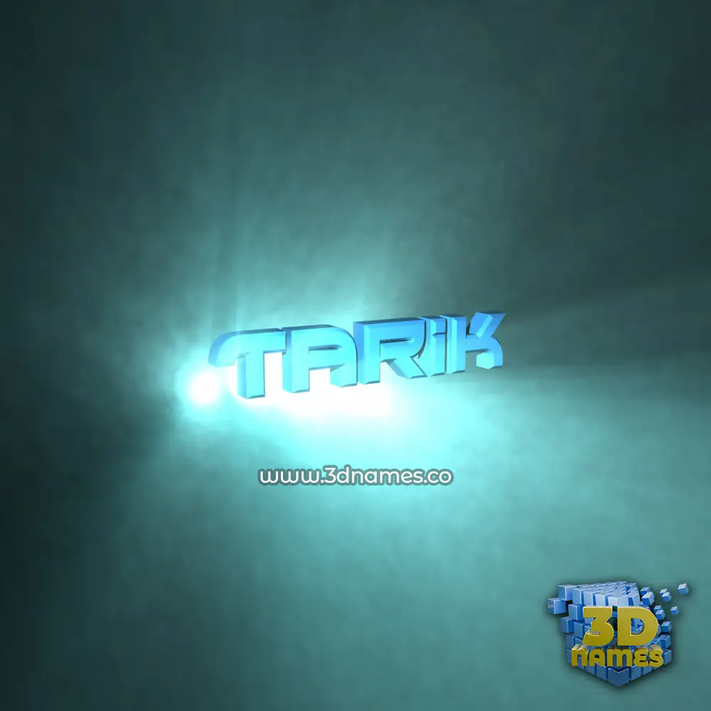tarik in Light Shine style - 3D name wallpaper tarik in Light Shine style - 3D name wallpaper