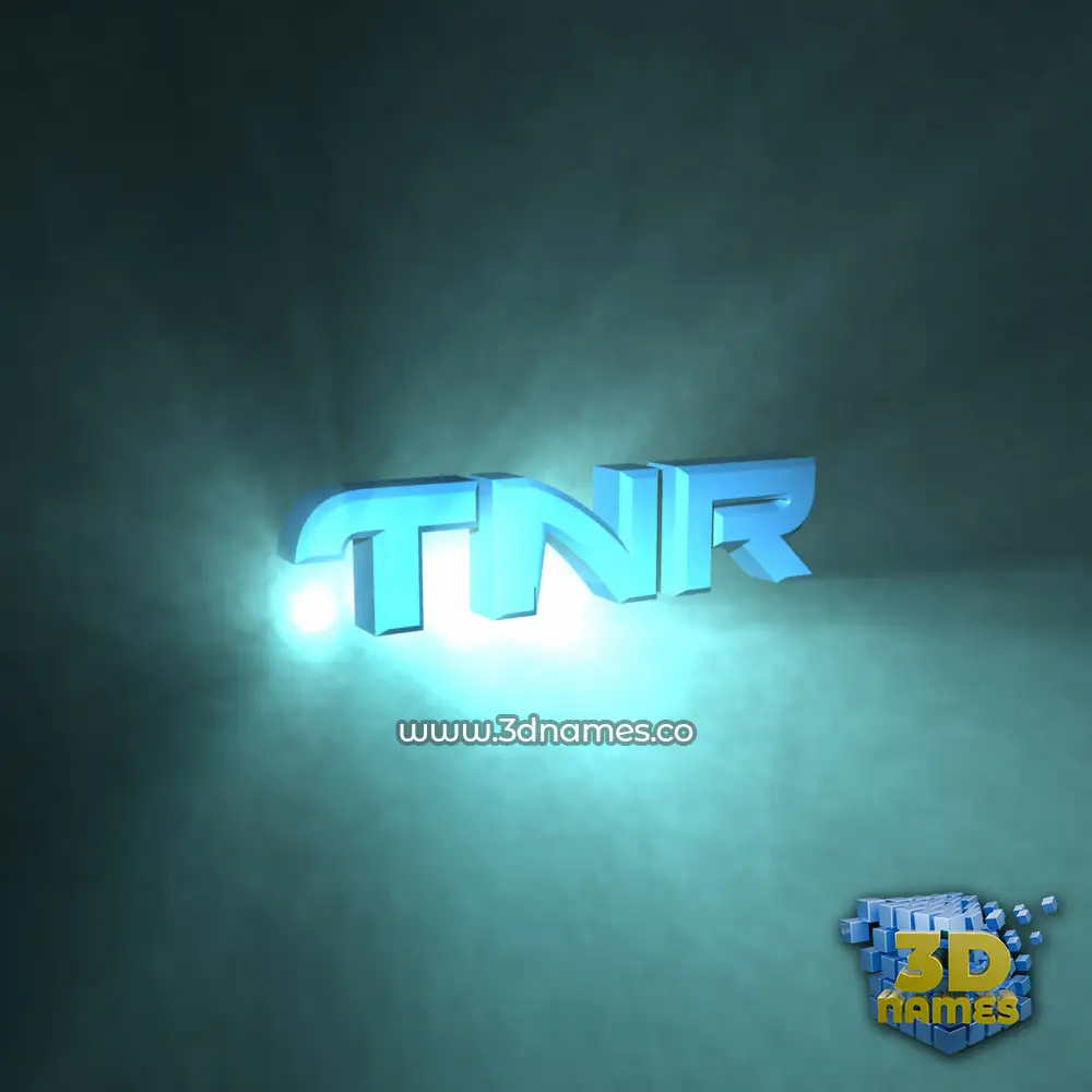 tnr in Light Shine style - 3D name wallpaper tnr in Light Shine style - 3D name wallpaper