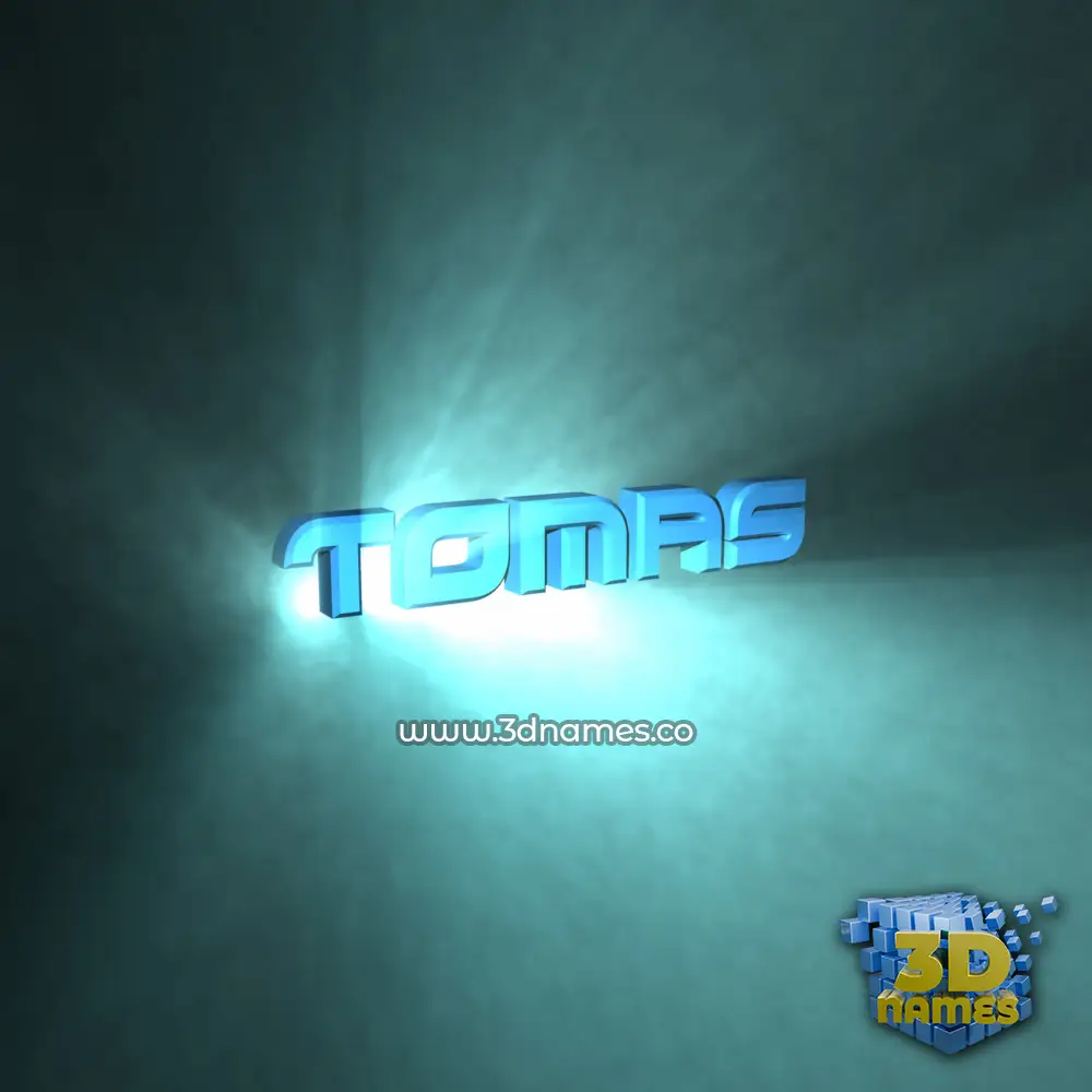 tomas in Light Shine style - 3D name wallpaper tomas in Light Shine style - 3D name wallpaper