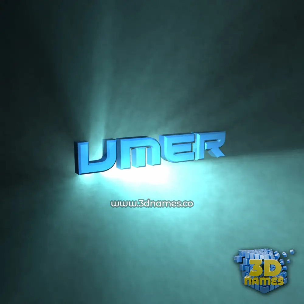umer in Light Shine style - 3D name wallpaper umer in Light Shine style - 3D name wallpaper
