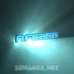 afsdgg in Light Shine style - 3D name wallpaper