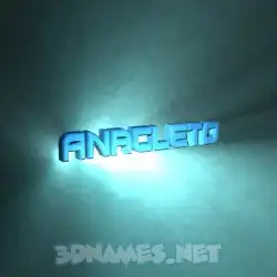 anacleto in Light Shine style - 3D name wallpaper