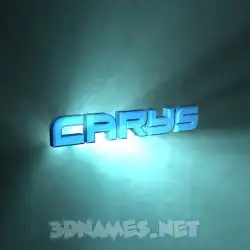 carys in Light Shine style - 3D name wallpaper
