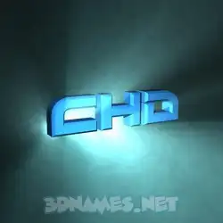 chd in Light Shine style - 3D name wallpaper