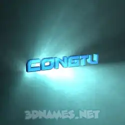 congtu in Light Shine style - 3D name wallpaper