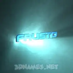 fausto in Light Shine style - 3D name wallpaper