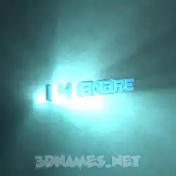 i 4 andre in Light Shine style - 3D name wallpaper