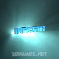 iraceth in Light Shine style - 3D name wallpaper