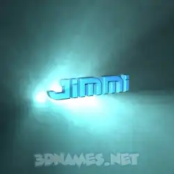 jimmi in Light Shine style - 3D name wallpaper