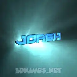 joash in Light Shine style - 3D name wallpaper