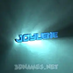 joylene in Light Shine style - 3D name wallpaper