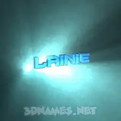 lainie in Light Shine style - 3D name wallpaper