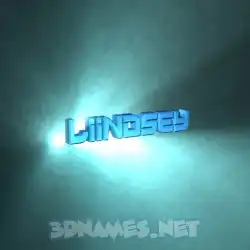 liindsey in Light Shine style - 3D name wallpaper