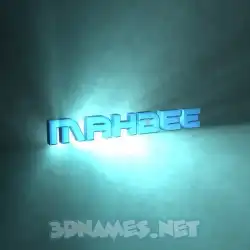 mahdee in Light Shine style - 3D name wallpaper