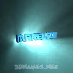 marelize in Light Shine style - 3D name wallpaper