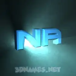 na in Light Shine style - 3D name wallpaper