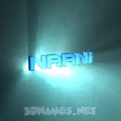 naani in Light Shine style - 3D name wallpaper