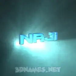 naji in Light Shine style - 3D name wallpaper