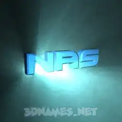 nas in Light Shine style - 3D name wallpaper