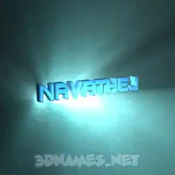 navathej in Light Shine style - 3D name wallpaper