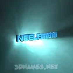 neelamani in Light Shine style - 3D name wallpaper
