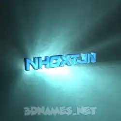 nhoxtjn in Light Shine style - 3D name wallpaper