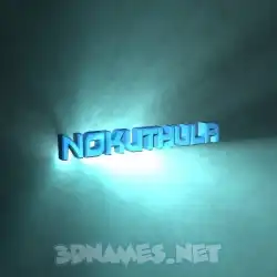 nokuthula in Light Shine style - 3D name wallpaper