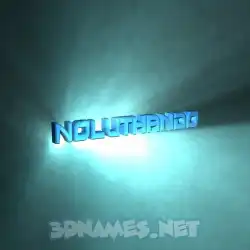 noluthando in Light Shine style - 3D name wallpaper