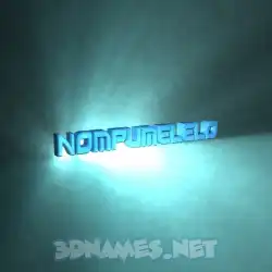 nompumelelo in Light Shine style - 3D name wallpaper