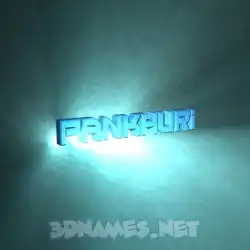 pankhuri in Light Shine style - 3D name wallpaper