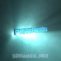 prathibha in Light Shine style - 3D name wallpaper