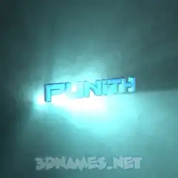 punith in Light Shine style - 3D name wallpaper