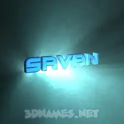 savan in Light Shine style - 3D name wallpaper