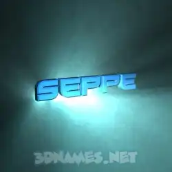 seppe in Light Shine style - 3D name wallpaper