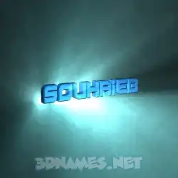 souhaieb in Light Shine style - 3D name wallpaper