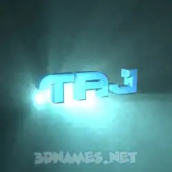 taj in Light Shine style - 3D name wallpaper