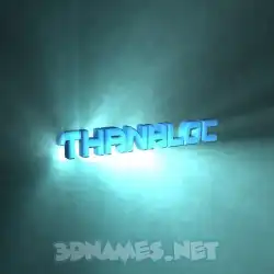 thanhloc in Light Shine style - 3D name wallpaper